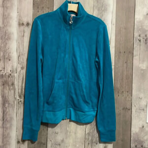 Vintage Turquoise Juicy Couture Terry Jacket size XS